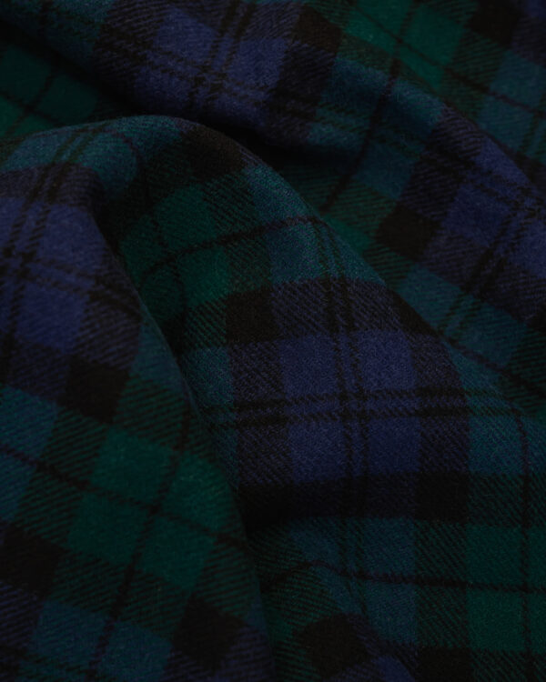 Schottenkaro Tartan green and blue fabric for your classic Porsche
