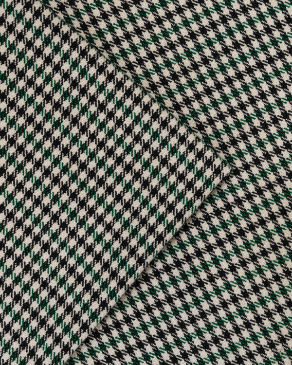Pepita black, green and white fabric for your Porsche.