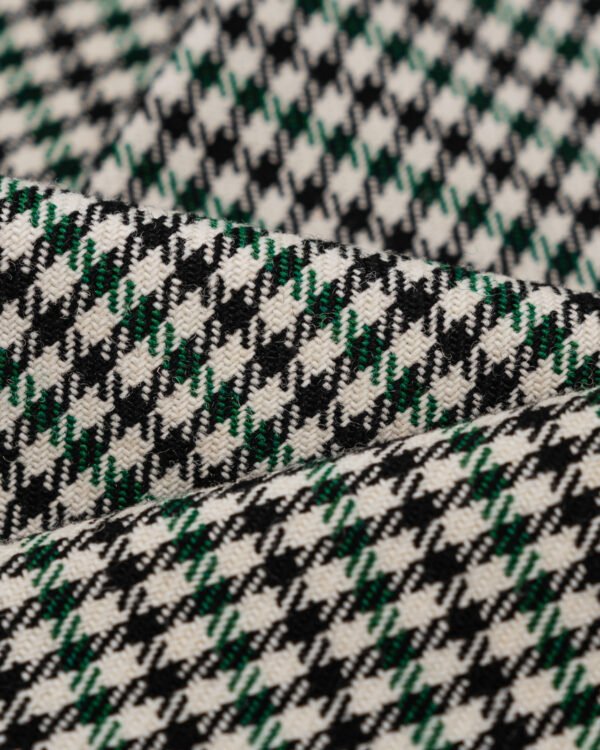 Pepita black, green and white fabric for your Porsche.