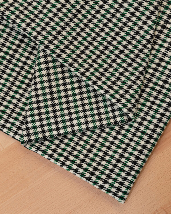 Pepita black, green and white fabric for your Porsche.