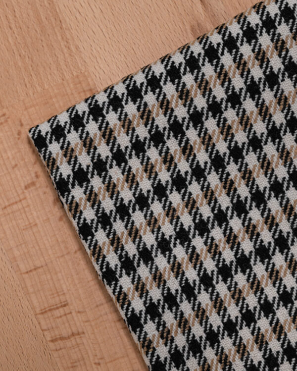 Pepita creme black & brown fabric for your Porsche.