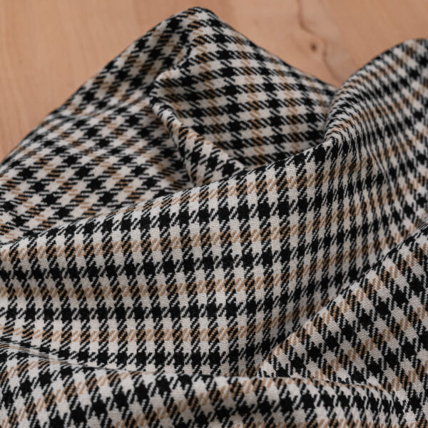 Pepita creme black & brown fabric for your Porsche.
