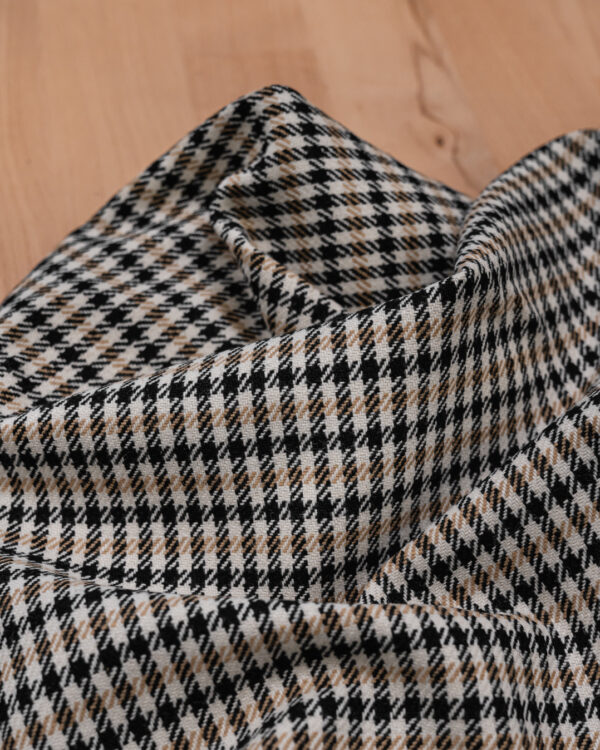 Pepita creme black & brown fabric for your Porsche.