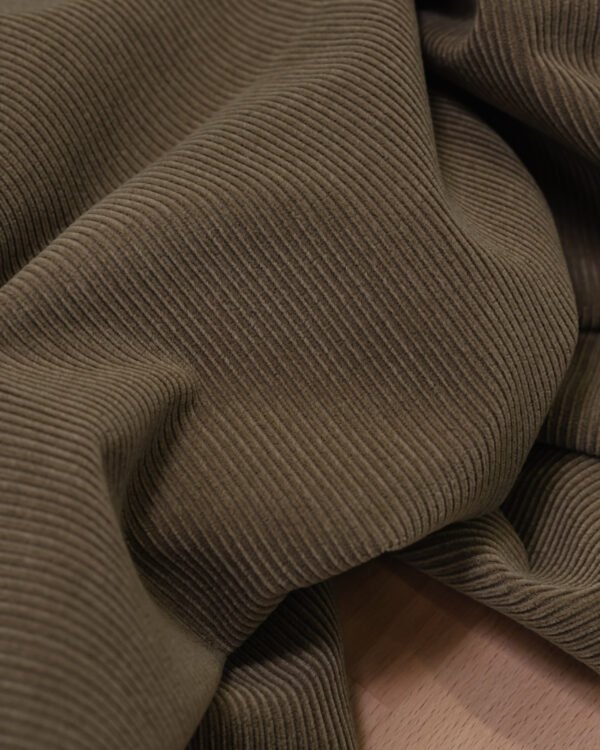 Kordsamt / Corduroy / Cord / Cord velvet fine fabric in beige.