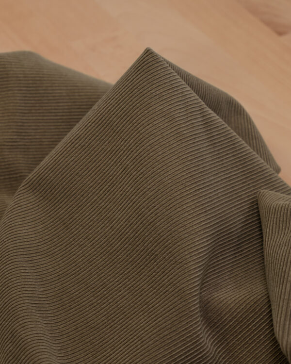 Kordsamt / Corduroy / Cord / Cord velvet fine fabric in beige.