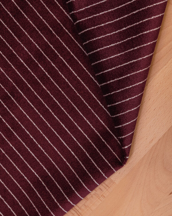 Pinstripe Velour dark red & beige fabric for your Porsche 911, 924, 928, 944, 911SC and 911 Turbo models.