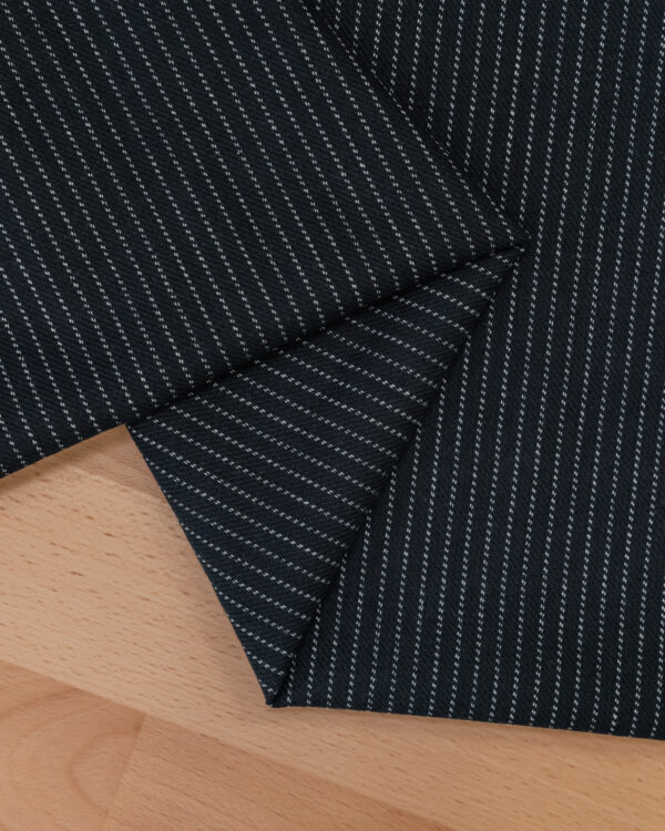 Flannel blue with white stripes fabric for your Porsche.