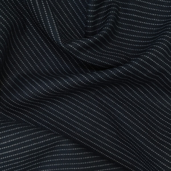 Flannel blue with white stripes fabric for your Porsche.