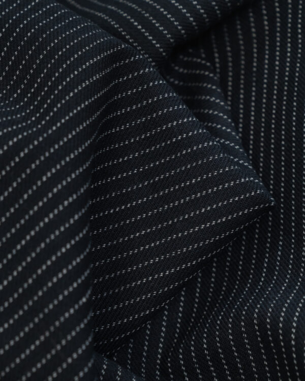 Flannel blue with white stripes fabric for your Porsche.