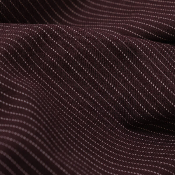 Flannel Bordeaux red with white stripes fabric for your Porsche.