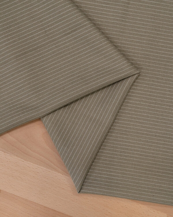 Flannel tan / beige with white stripes fabric for your Porsche.