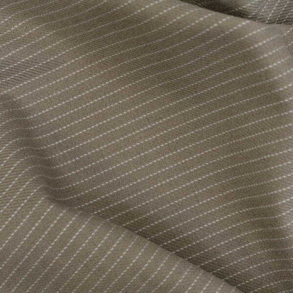 Flannel tan / beige with white stripes fabric for your Porsche.