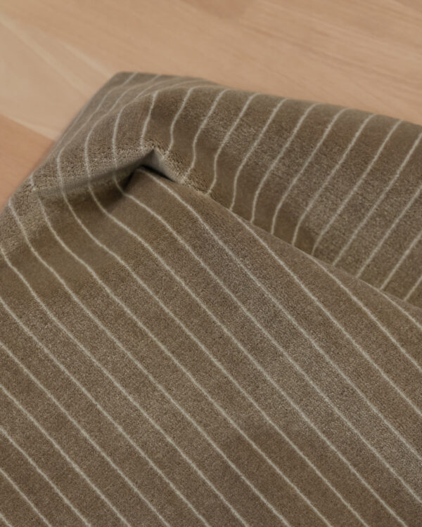 Pinstripe brown-beige fabric for your Porsche.