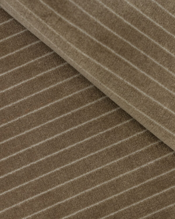 Pinstripe brown-beige fabric for your Porsche.