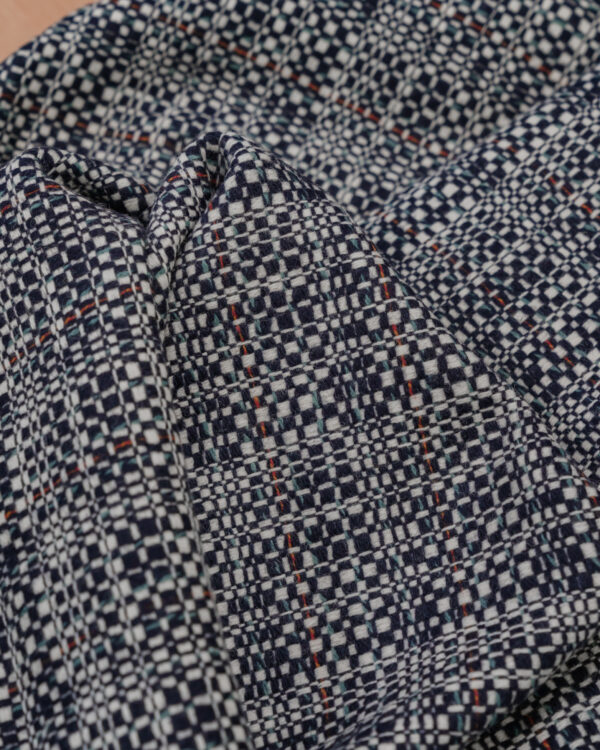 Tweed blue fabric for your Porsche.