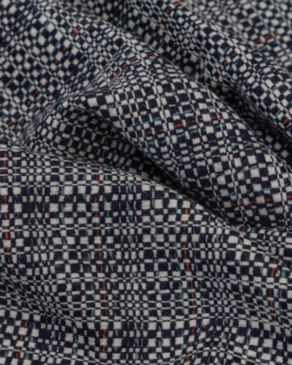 Tweed blue fabric for your Porsche.