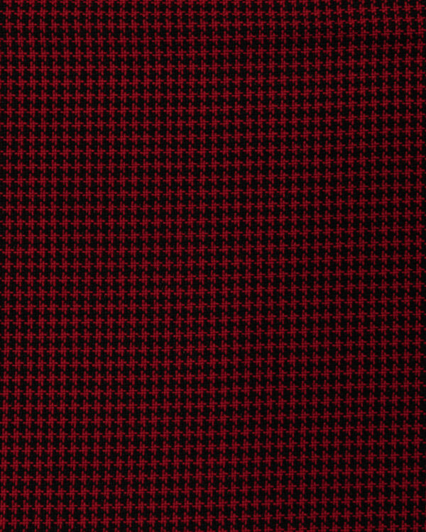 Vichy black & red small fabric for your classic Volkswagen or Opel.