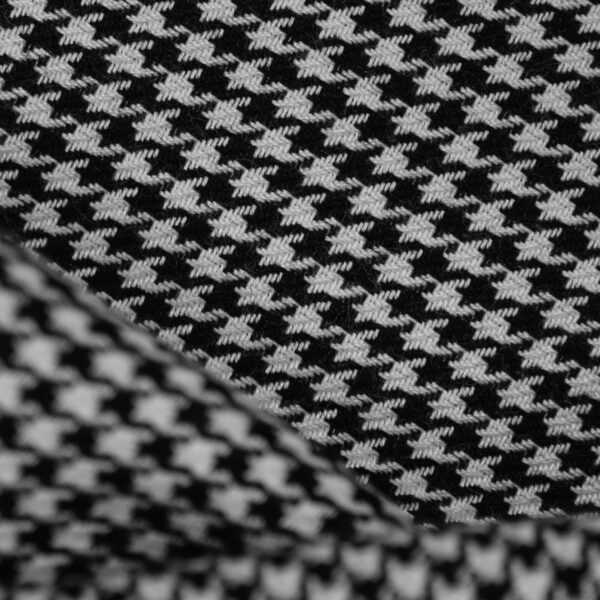 Houndstooth black & white small fabric for your classic Volkswagen or Opel.