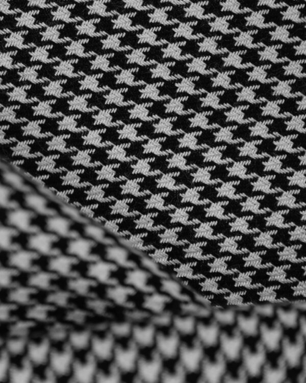 Houndstooth black & white small fabric for your classic Volkswagen or Opel.