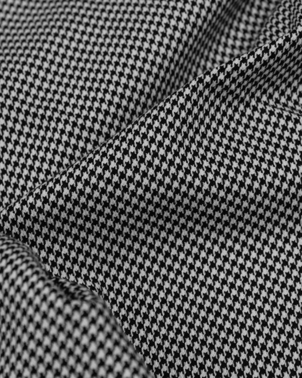 Houndstooth black & white small fabric for your classic Volkswagen or Opel.