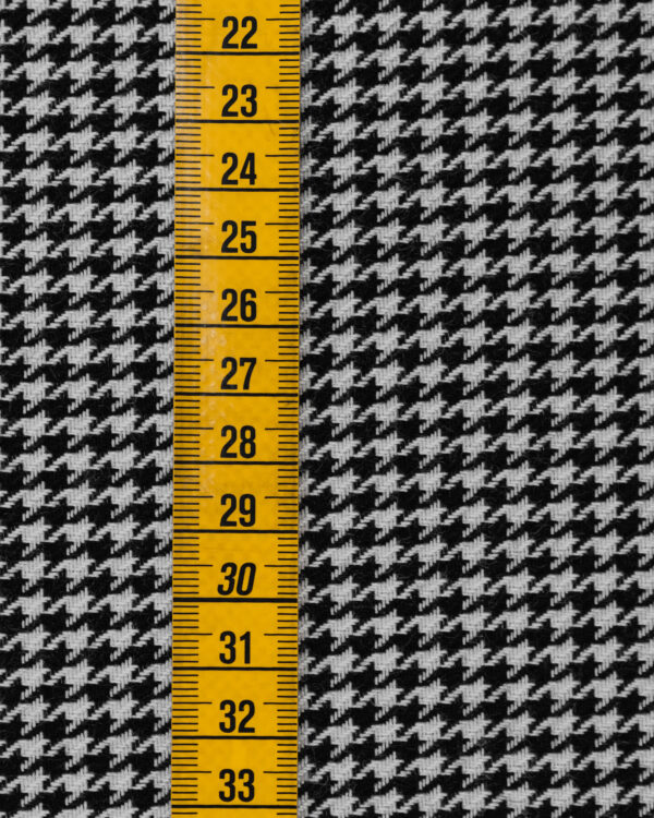 Houndstooth black & white small fabric for your classic Volkswagen or Opel.