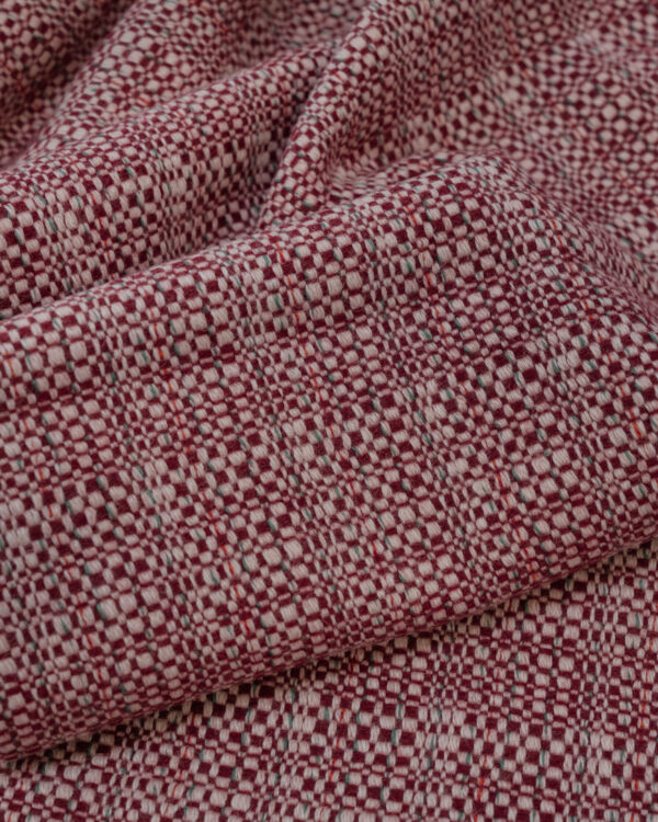 Tweed red fabric for your Porsche.