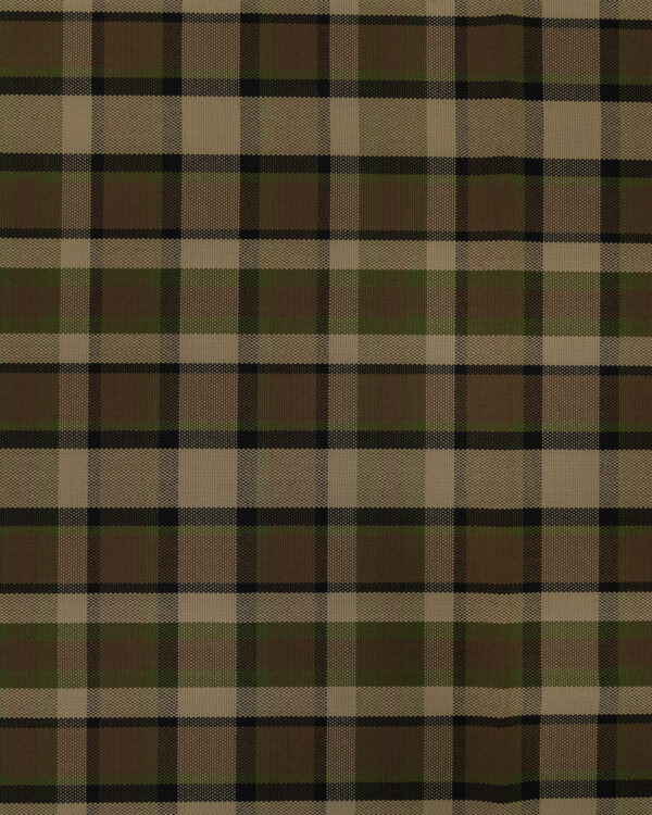 Karo beige / brown / green fabric plaid for your classic Volkswagen, Porsche or Westfalia