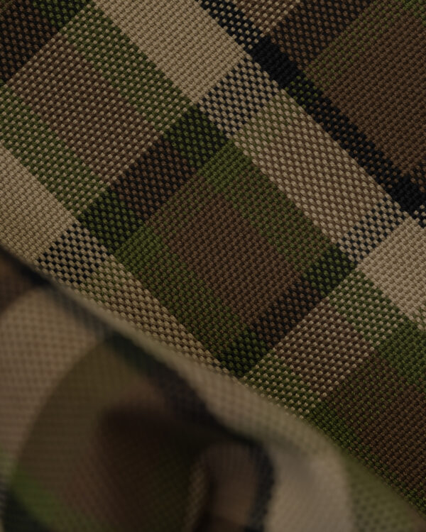Karo beige / brown / green fabric plaid for your classic Volkswagen, Porsche or Westfalia
