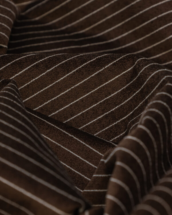 Pinstripe brown & white fabric for your Porsche 911, 924, 928, 944, 911SC and 911 Turbo models.