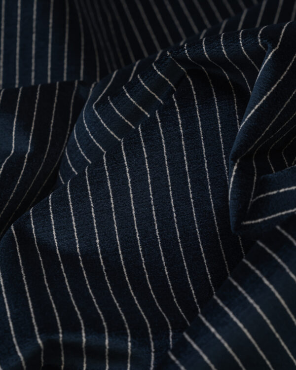 Pinstripe Velour blue & white fabric for your Porsche 911, 924, 928, 944, 911SC and 911 Turbo models.