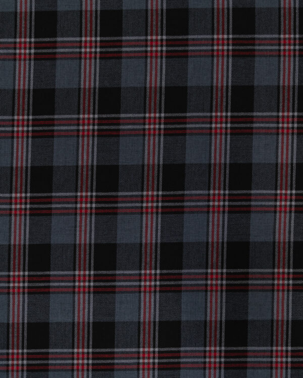 Karo gray & black with red stripes fabric which fits to your classic Mercedes-Benz and Porsche.