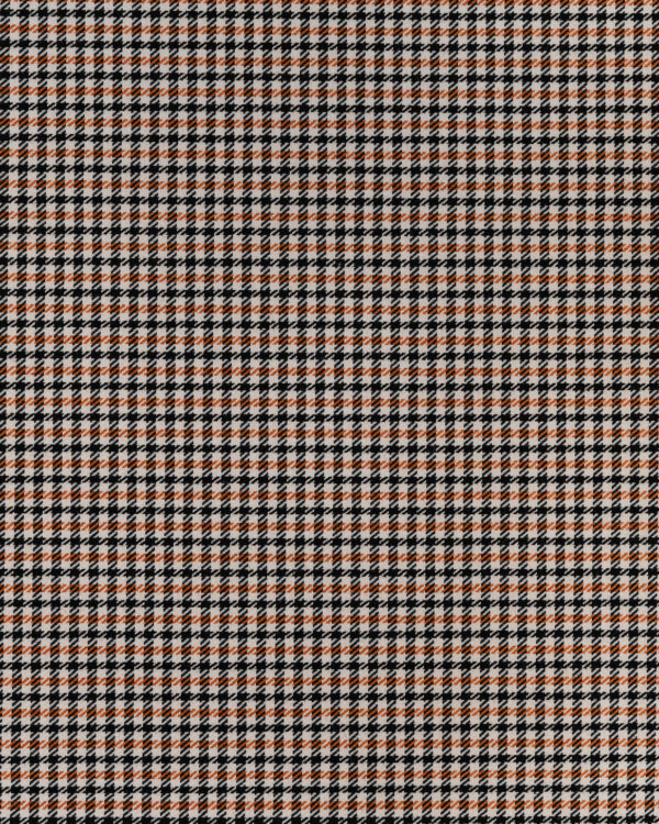 Pepita black & orange fabric for your Porsche.