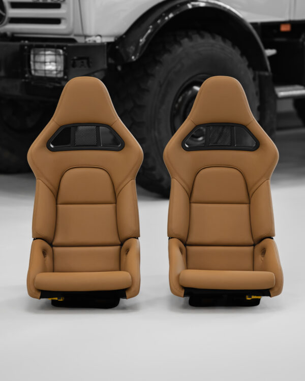 Folded carbon 997 bucket seat inserts for Porsche 991 991 992