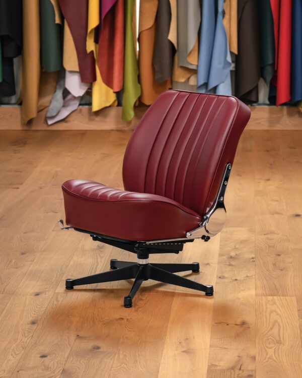 Lounge chair made with Porsche 356 base