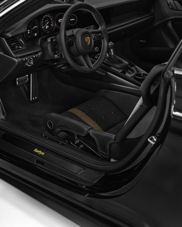Side bolster protector set for Porsche 918 LWB carbon lightweight bucket seats