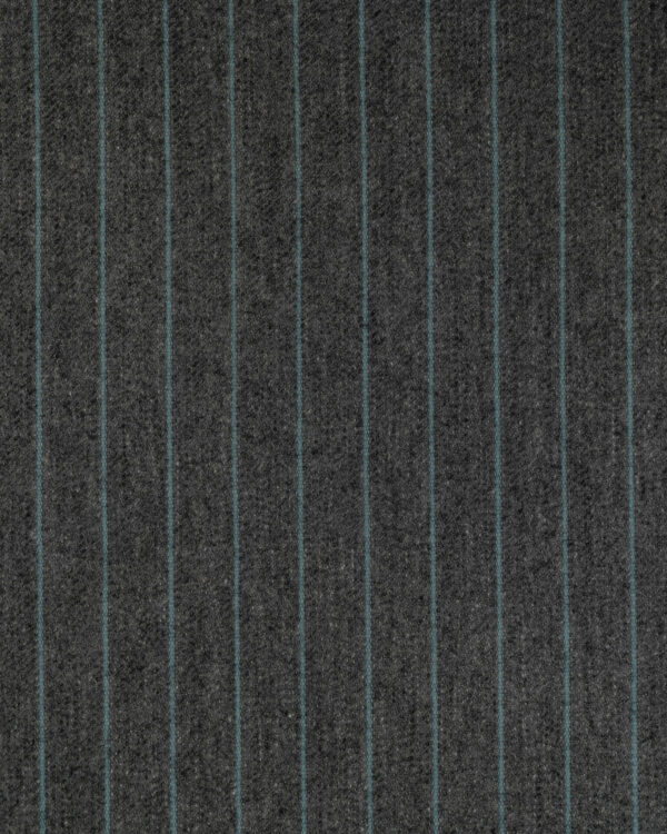 Pinstripe gray with turquoise stripes fabric for several Porsche models