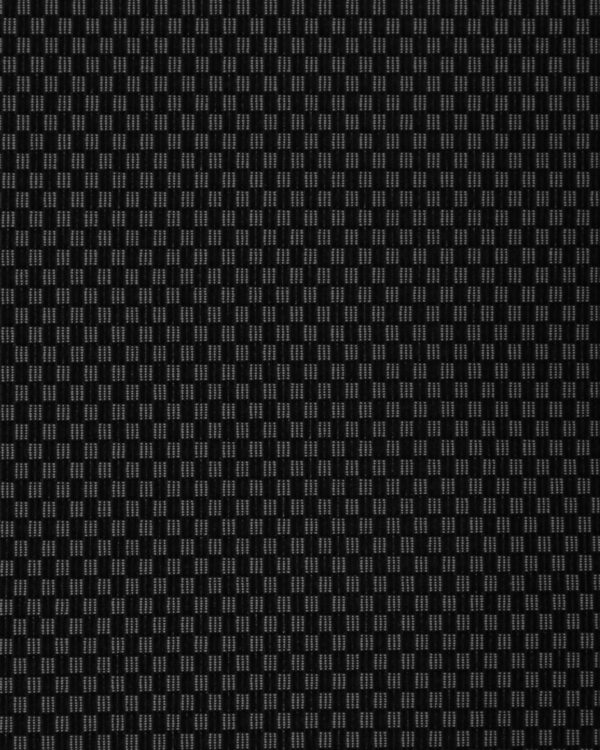 Sportex alternative fabric in black with squares