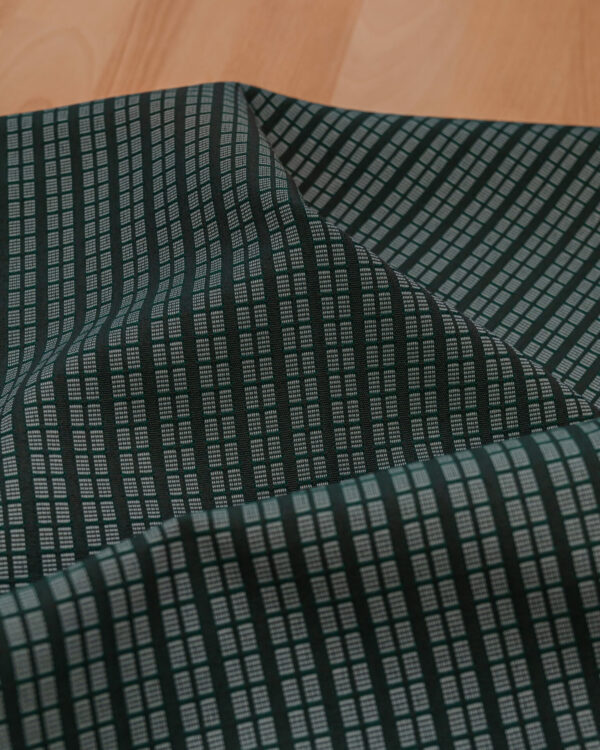 Green with white squares fabric for several Mercedes-Benz models