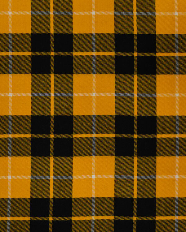 Tartan yellow and black
