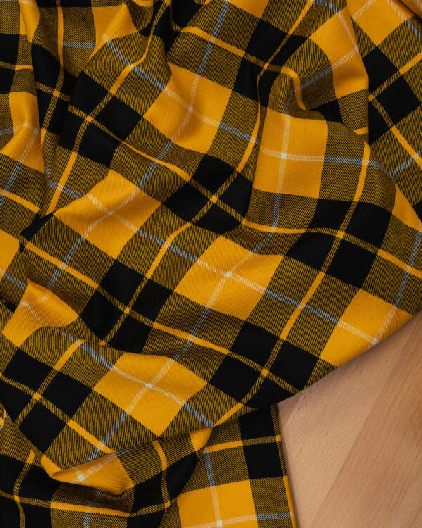 Tartan yellow and black