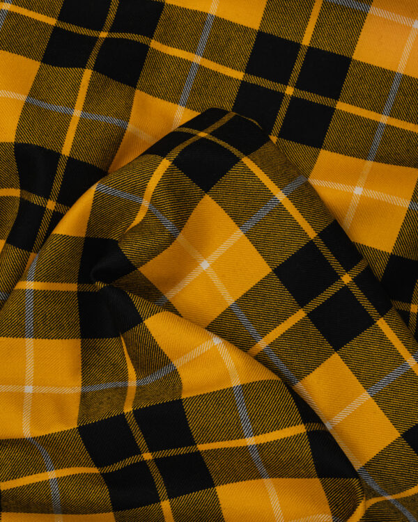 Tartan yellow and black