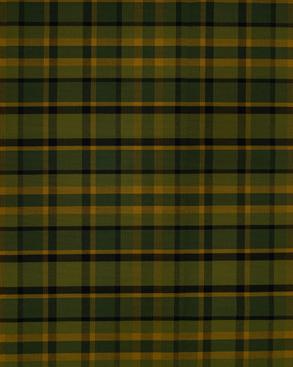 Karo green, yellow & black fabric for your classic Volkswagen