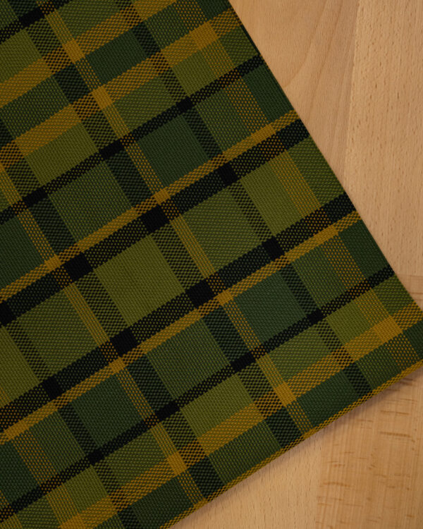 Karo green, yellow & black fabric for your classic Volkswagen