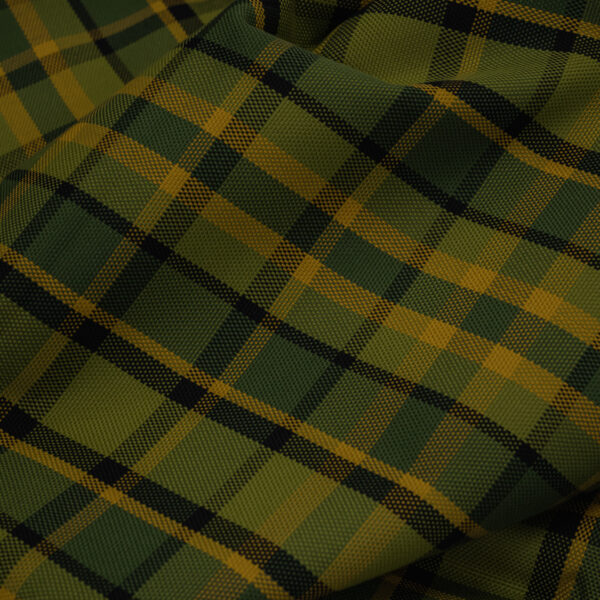 Karo green, yellow & black fabric for your classic Volkswagen