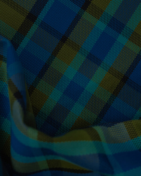 Karo blue, green & black fabric for your classic Volkswagen models