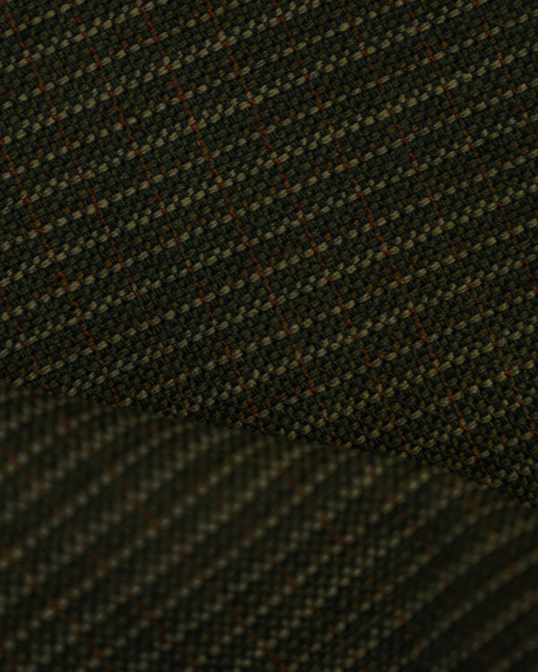 Karo stripes olive green fabric for your Mercedes-Benz.