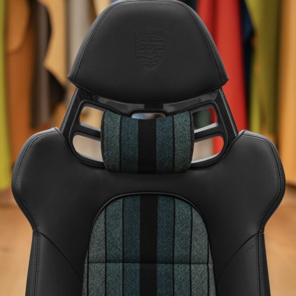 Headrest pillow for Porsche LWB 918 fixed carbon bucket seats