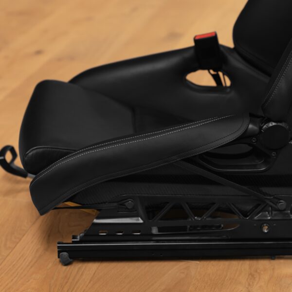 Seat bolster protectors both seats in leather for Porsche folded Carbon 997 GT2 GT3 bucket seats.
