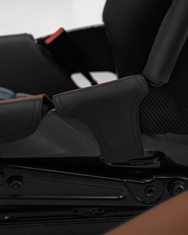 Side bolster protector set for Porsche 918 LWB carbon lightweight bucket seats
