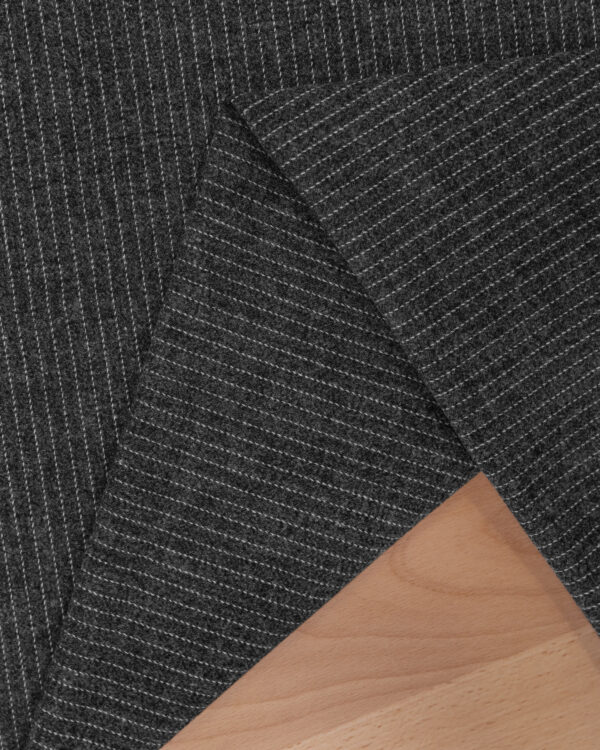 Flannel grey with white stripes fabric for your Porsche.